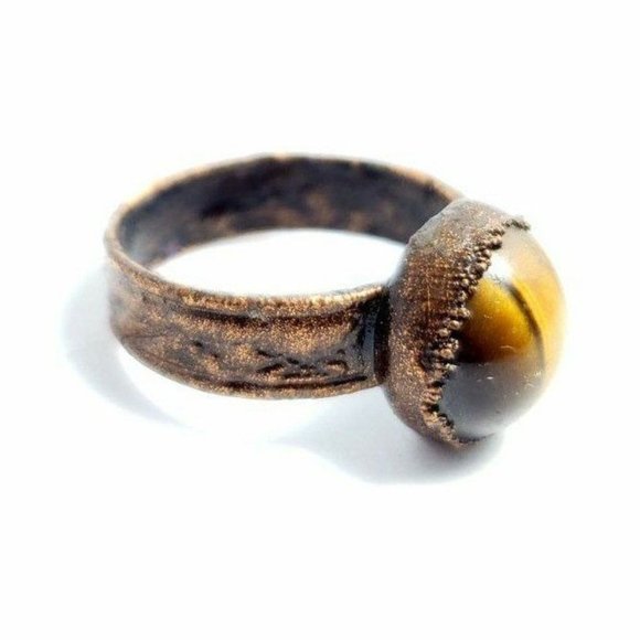 Tiger Eye Ring - Picture 4 of 8